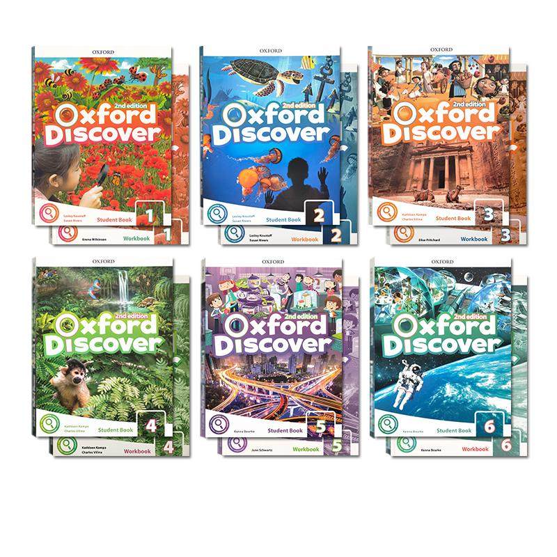 新版第二版Oxford Discover 原版正版教材1/2/3/4/5/6级 牛津少儿英语探索发现系列 英语科普系列含