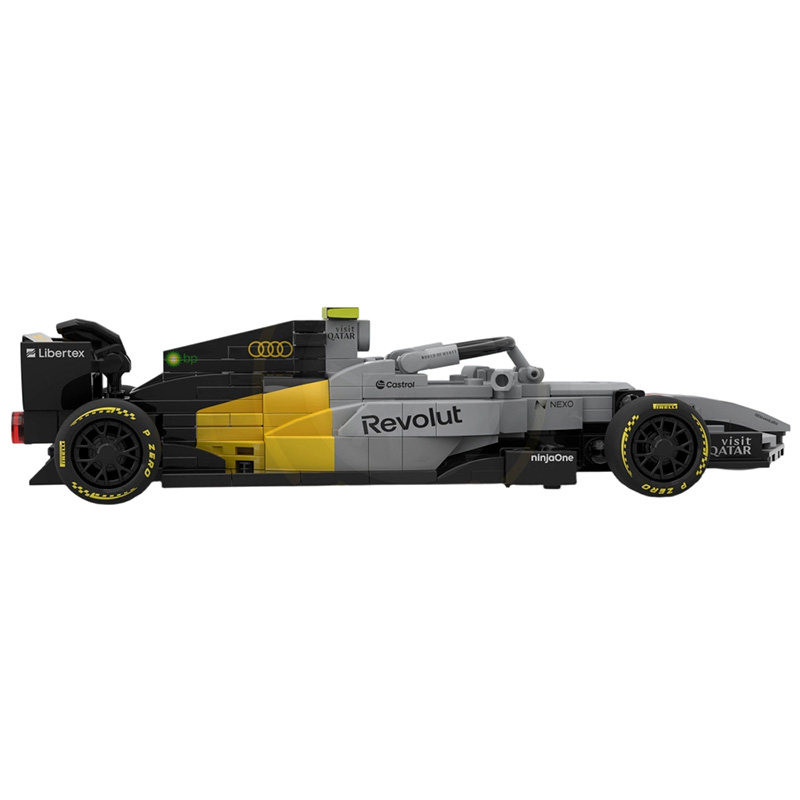 F1奥迪R26方程式赛车积木玩具