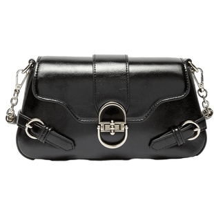 三福包包女款腋下包黑色手提包小包包单肩包日常通勤百搭上班旅行