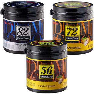 韩国乐天梦巧克力56%72%82%86g苦黑巧纯可可脂浓香外国进口零食品