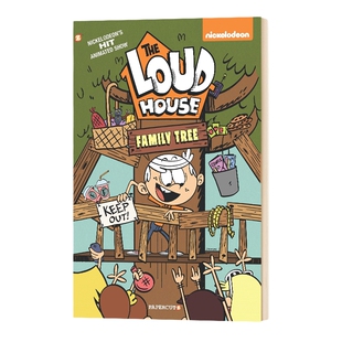 英文原版 The Loud House #4 Family Tree 喧闹一家亲4 家谱 儿童英语阅读故事书 英文版 进口英语原版书籍