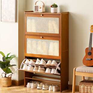 立式 柜高款 入户柜一体家用玄关柜门外走廊用窄柜超薄 门口鞋 新品