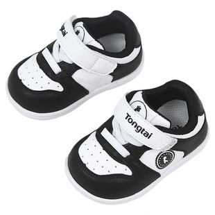 童泰童鞋春季男宝宝学步鞋软底防滑过年红女童鞋婴儿鞋子面包鞋