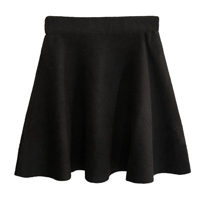 短裙a字裙矮个子针织加厚大码