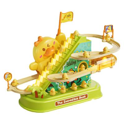 会跑的婴儿玩具发条小鸡跳跳鸭儿童爬楼梯宝宝小黄鸡仔会走的电动