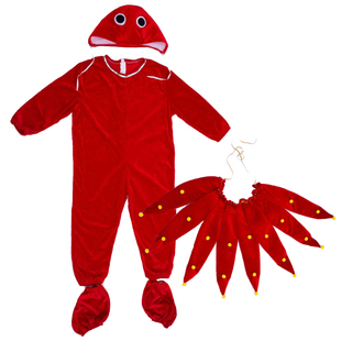 儿大童章鱼表演服幼儿园海洋动物演出服学生亲子运动会章鱼舞蹈服