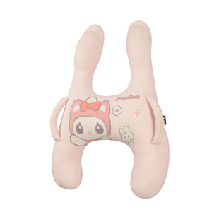 萌萌喵抱枕睡枕车载儿童长途坐车后排睡觉神器汽车用头枕靠枕大人