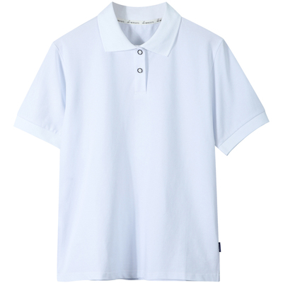 蘑菇兔胖男童短袖校服POLO衫宽松