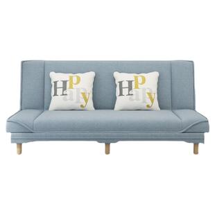 一体小户型客厅沙发床两用租房懒人单人双人窄阳台布艺沙发可折叠