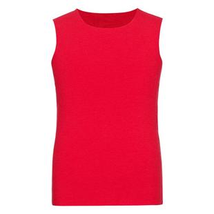 爱慕儿童本命年莫代尔无痕男女童宽肩跨栏背心红色打底无袖A类0碳