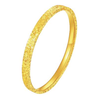 古法传承金包银碎冰冰手镯女士爆闪素圈实心手环镯子送女友礼物