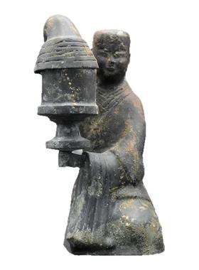 长信宫灯办公室装修仿古青铜器