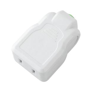 纯铜对接二脚母插头安防监控电源箱2孔母插10A公母插座多功能接头