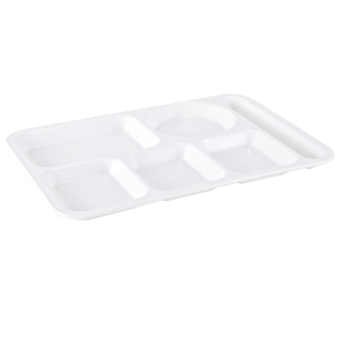 密胺餐具分格餐盘塑料盘子分隔三格四格盖饭盘学校食堂六格快餐盘