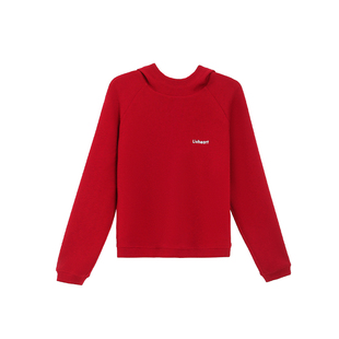 日本livheart女童连帽卫衣女2026休闲跑步运动套头上衣儿童大童