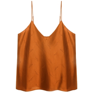 BeChic不期而遇系列纯色可外穿真丝吊带衫BC41AS1