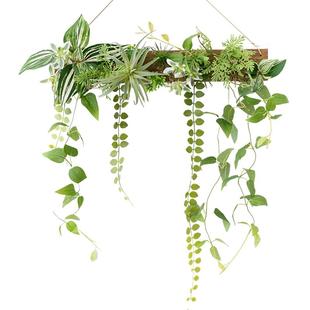 阿楹 墙上仿真绿植花器创意壁挂植物遮丑吊挂件衣柜背景墙面装饰