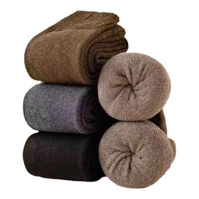 长袜保暖秋冬毛圈黑色过膝盖加厚