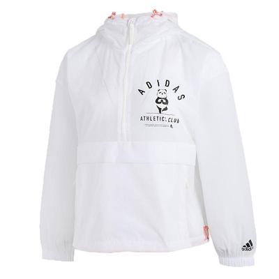 【自营】Adidas阿迪达斯外套女装秋季防风衣连帽运动服夹克GL5630