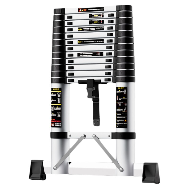 步步稳伸缩梯家用铝合金梯子