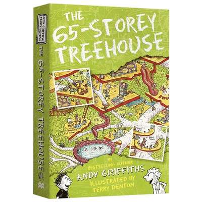 65层疯狂树屋历险记 The 65-Storey Treehouse 英文原版 小屁孩树屋历险记 儿童英语初级读物冒险章节故事书 英文版进口原版书籍