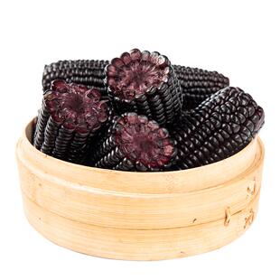 东北黑糯玉米真空装10根新鲜甜糯玉米棒子开袋加热即食粗粮黑玉米