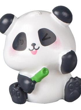 小小熊猫微景观园艺DIY摆件