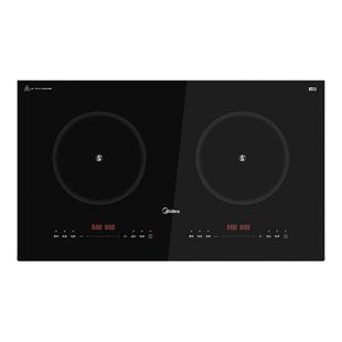 美的双灶电陶炉电磁炉家用嵌入式3500W大功率台式多功能电磁灶