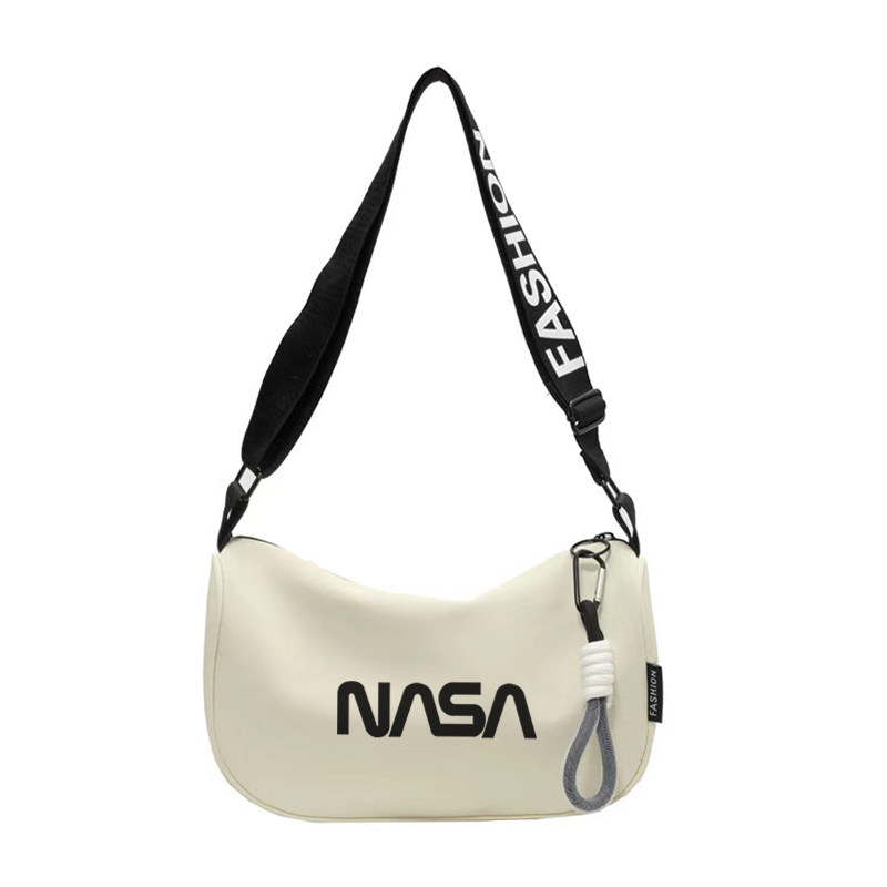 NASA联名字母潮流斜挎包