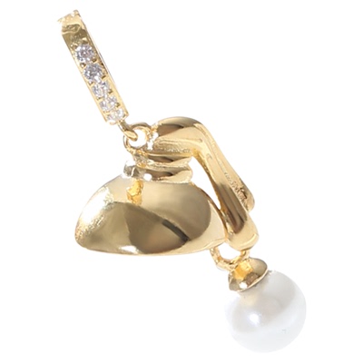 万能吊坠扣头女孩帽子珍珠扣配件