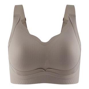 安娜蜜语调整型内衣大胸无钢圈上托防下垂收副乳文胸大码女士胸罩