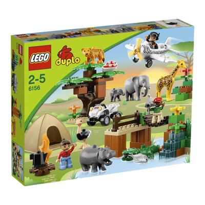 乐高动物园全家福积木拼装6156