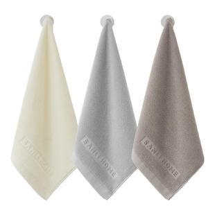 三利儿童方巾纯棉柔软7A抗菌擦手巾吸水速干抗阴干全棉洗脸小毛巾