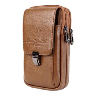 腰包男手机包男士干活工地穿皮带腰间牛皮真皮爸爸多功能男款小包