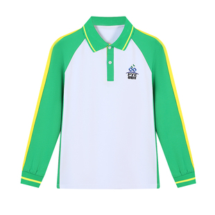 广州番禺区小学校服运动服纯棉春秋长袖番禺教育绿色长裤冬外套装