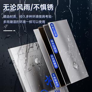 304不锈钢水表箱201加厚明装暗装水表户外家用自来水厂箱横竖箱