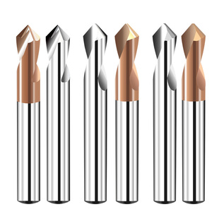 58度钨钢高光倒角刀90度铝用涂层定点钻硬质合金钨钢定点倒角刀