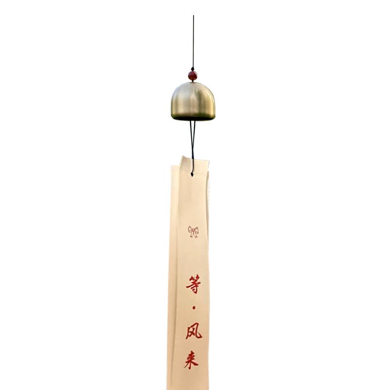 日式风铃紫檀户外铜铃治愈铜风铃