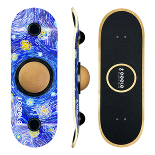 Geele旋转平衡板健身器材成人儿童滑板冲浪单板双板滑雪训练板