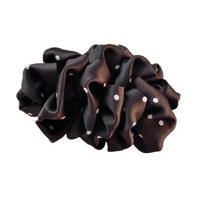 韩系波点泡泡香蕉夹半扎扭扭夹女