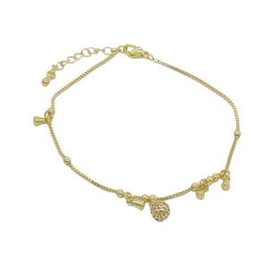 2025年新款潮铃铛脚链新中式小众设计感足链轻奢高级感不掉色配饰