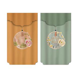 新中式佛龛遮挡帘家用免打孔供桌佛帘子柜子门帘菩萨佛像隔断布帘