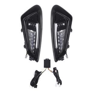 适用于格瑞维亚日行灯带透镜辅助光改装近光流水雾灯日间行车警示