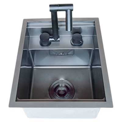 广润不锈钢隐形水槽带盖可折叠