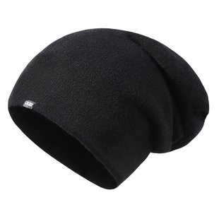 CACUSS纯羊毛帽子女秋冬季针织帽保暖防寒月子帽毛线帽堆堆帽礼盒