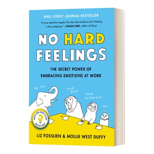 英文原版 No Hard Feelings 我工作 我没有不开心 对人对事不上心也是职场优势 不伤和气 情商培养 精装 英文版 进口英语书籍