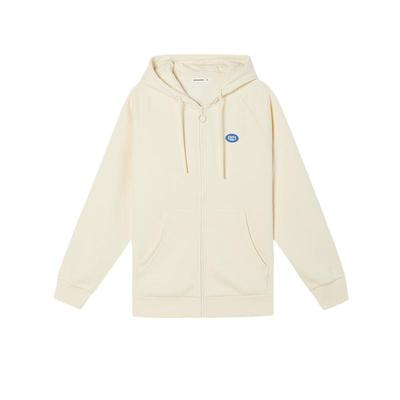 美特斯邦威连帽卫衣印花撞色复古