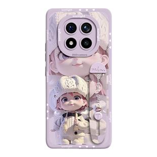 适用红米note14手机壳Redmi新款note保护turbo套13硅胶12十pr0的pro+外壳14后11腕带支架por小米tpro阳光女孩