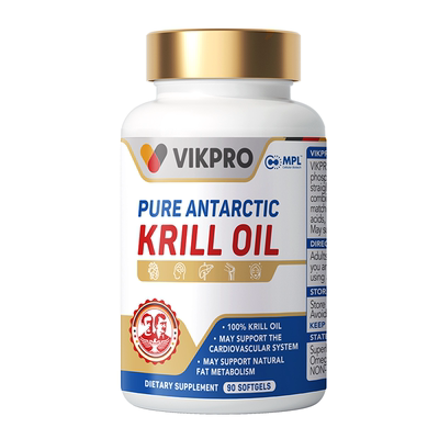 德国VIKpro南极磷虾油90粒中老年