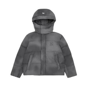 MLB官方张凌赫同款时尚休闲百搭晕染风连帽羽绒服25冬季新款DJB15